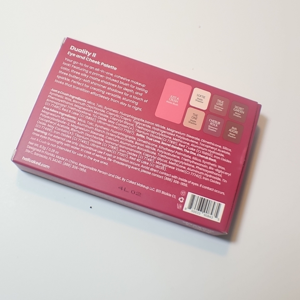 Half Caked Eyeshadow and Blush Palette - Duality II Eye and Cheek Palette - Picture 5 of 6